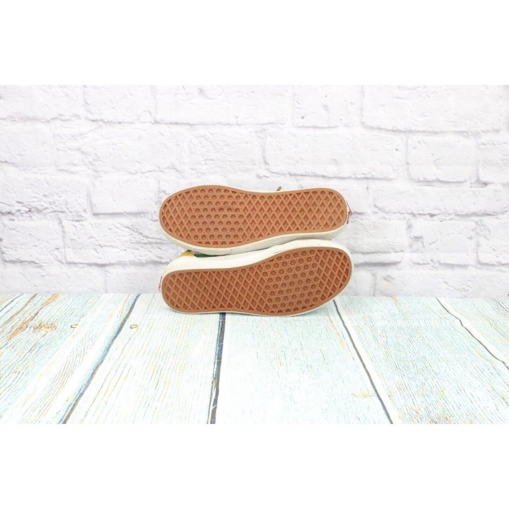 Vans Unisex Multicolor Suede Lace Up Low Sneaker Skate Shoes Size W 8 / M 6.5 - Picture 9 of 9